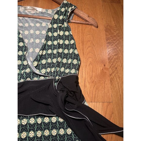 Max Studio Green & Yellow Floral Tank Dress Size XS – Summery Fit & Flare Style - Picture 5 of 7